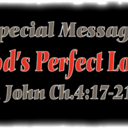 “God’s Perfect Love”…………26-12-21